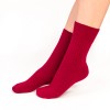 Skarpetki wełniane bordowe