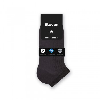 Stopki 100% bawełny grafitowe