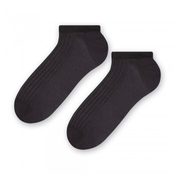 Stopki 100% bawełny grafitowe