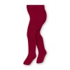 Rajstopki z wełny merynosów bordowe