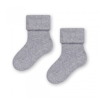 Skarpetki frotte jasnoszare