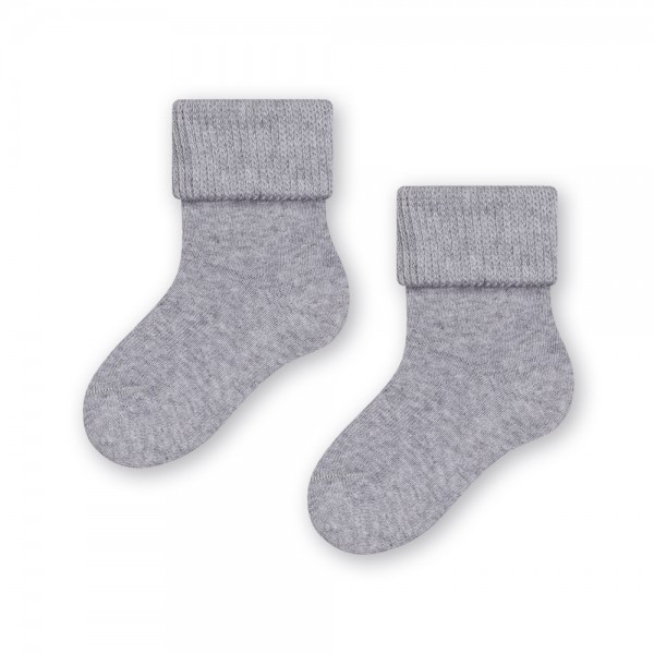 Skarpetki frotte jasnoszare