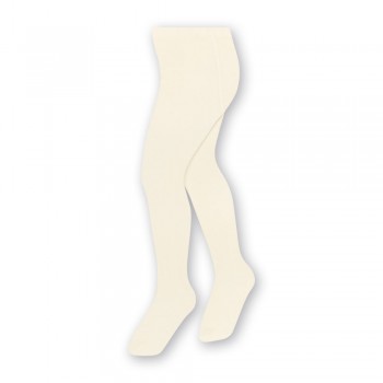 Rajstopki bawełniane ecru