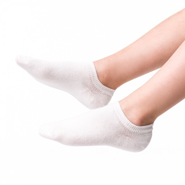 Stopki bawełniane ecru