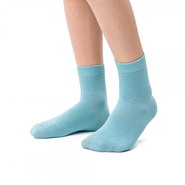 Skarpetki bawełniane turkusowe