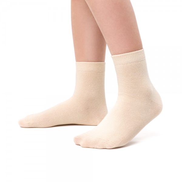 Skarpetki bawełniane jasnożółte