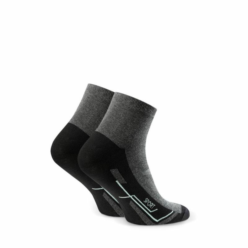Art. 054 D262 38-40 MELANŻ  SZARY Skarpety