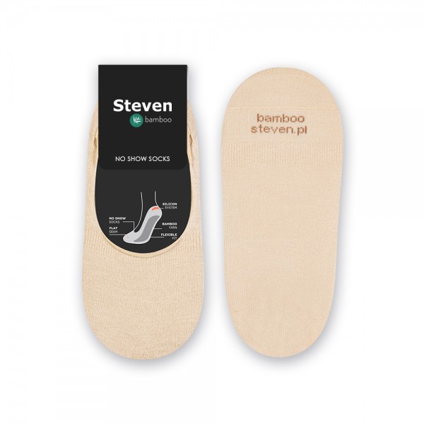 Stopki bambusowe z silikonem beżowe