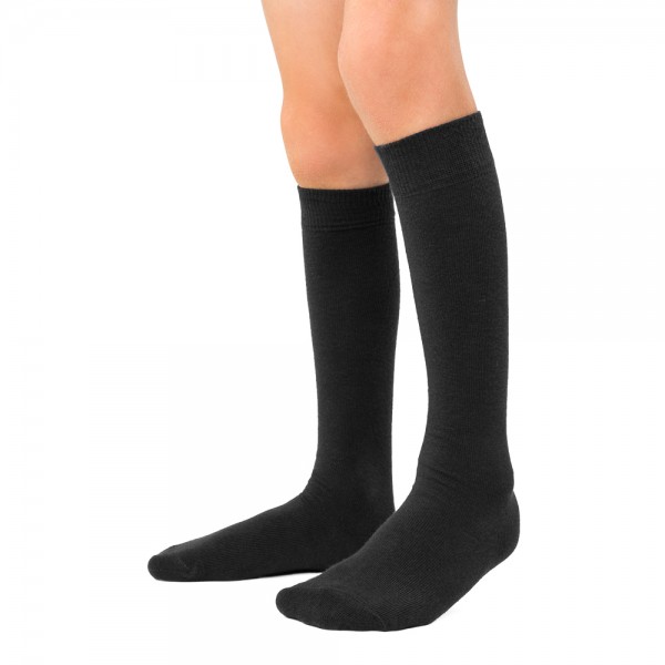 Podkolanówki bawełniane czarne