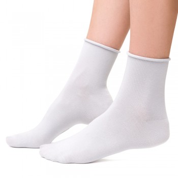 Skarpetki bambusowe bezuciskowe popiel