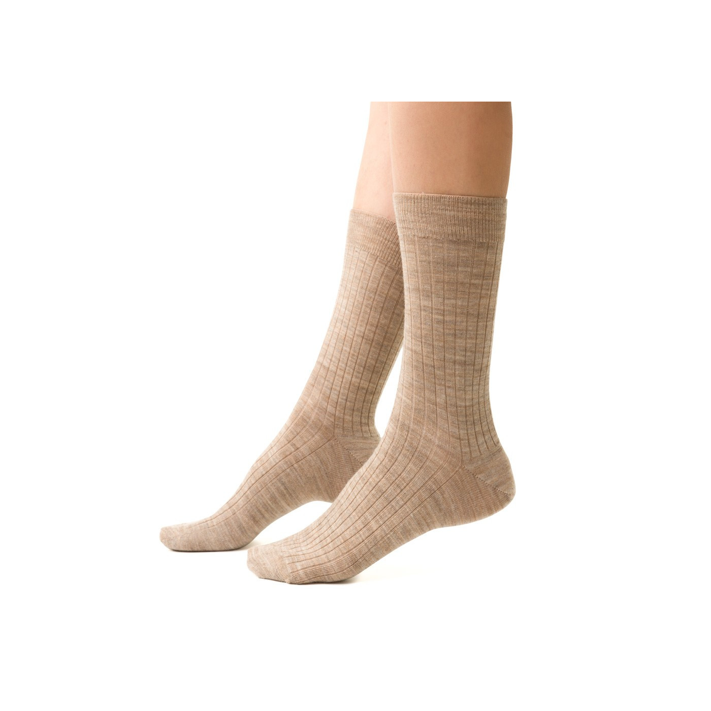 Bezuciskowe skarpetki damskie z wełny merino wool