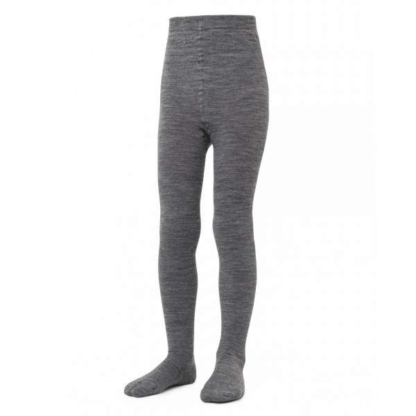 Rajstopki z wełny merynosów ciemnoszare