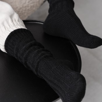 Skarpety wełniane czarne