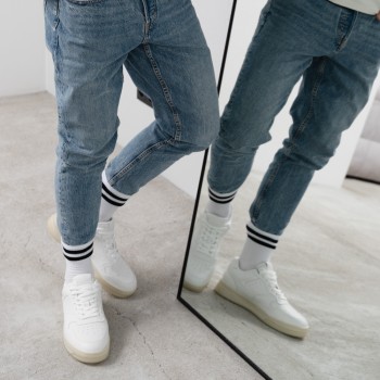 Skarpety sportowe białe z...