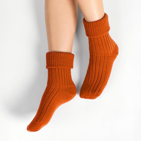 Art. 067 BE062 35-37 POMARAŃCZOWY Skarpety