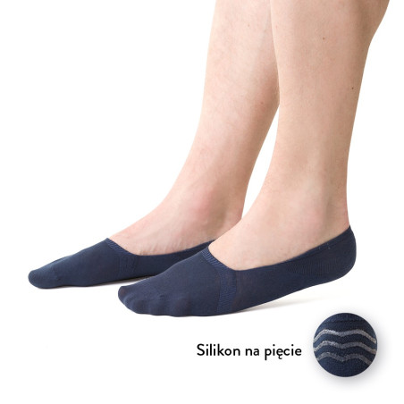 Skarpetki, stopki męskie do mokasynów