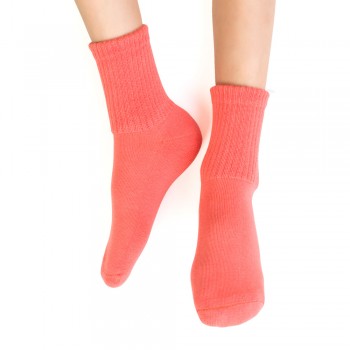 Skarpetki półfrotte sportowe pomarańczowe