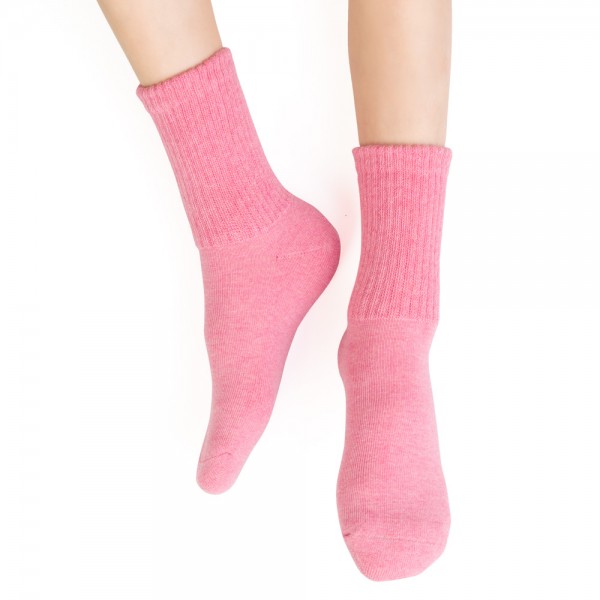 Skarpetki półfrotte sportowe różowe