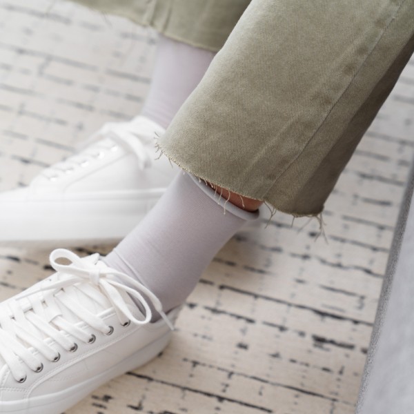 Skarpetki bambusowe bezuciskowe popiel