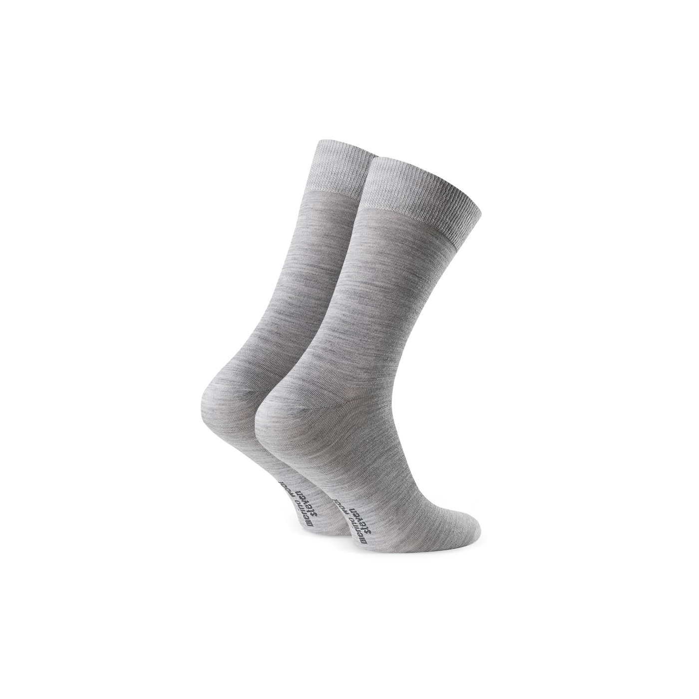 Skarpety MERINO WOOL z wełny merynosa dla mężczyzn w kolorze SZARYM