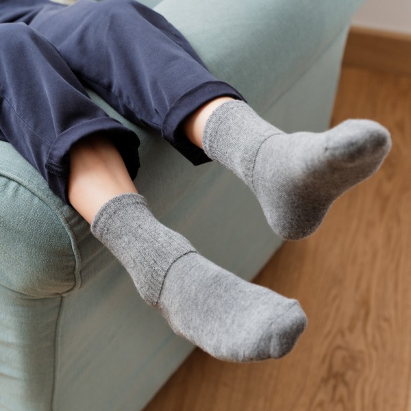 Skarpetki półfrotte sportowe szare