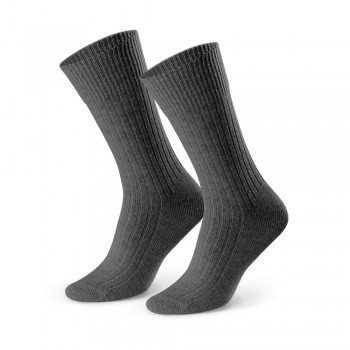 Skarpety wełniane grafitowe