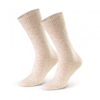 Skarpetki wełniane beżowe