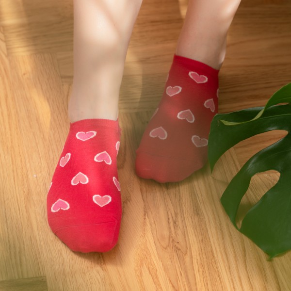 Hearts - kolorowe stopki