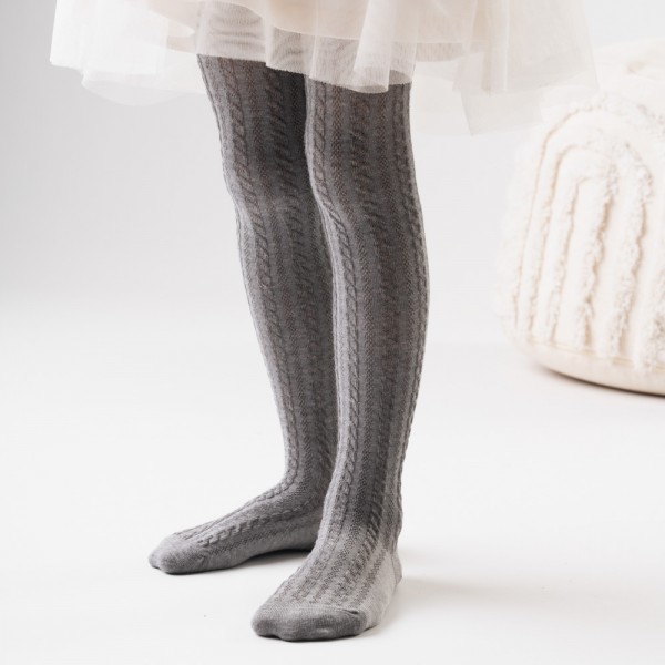 Rajstopki bawełniane szare