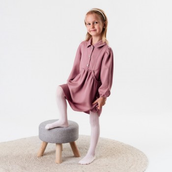 Rajstopki bawełniane jasnoróżowe