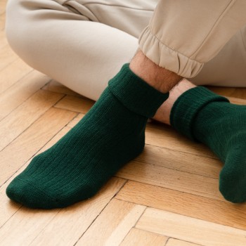 Skarpety wełniane zielone