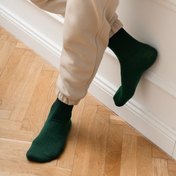 Skarpety wełniane zielone