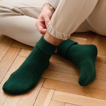 Skarpety wełniane zielone