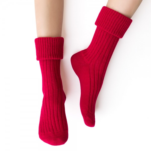 Skarpetki do spania malinowy