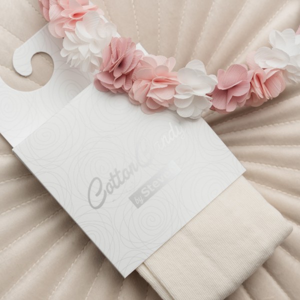 Rajstopki bawełniane ecru