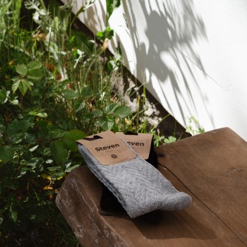 Skarpety wełniane szare