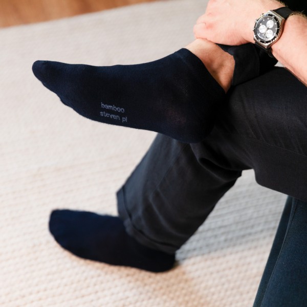 Stopki bambusowe granatowe