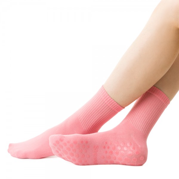 Skarpetki antypoślizgowe różowe