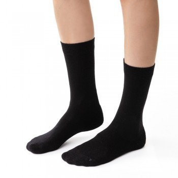 Skarpetki półfrotte merino wool czarne