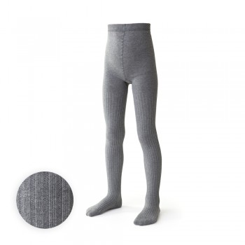 Rajstopki w prążki szare
