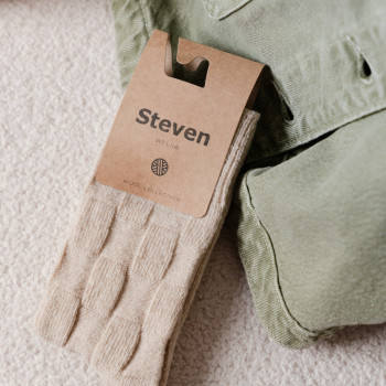 Skarpetki wełniane beżowe