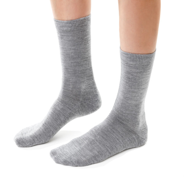 Skarpetki półfrotte merino wool szare
