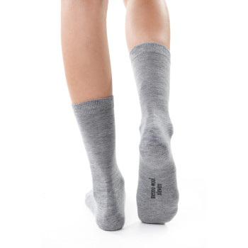 Skarpetki półfrotte merino wool szare