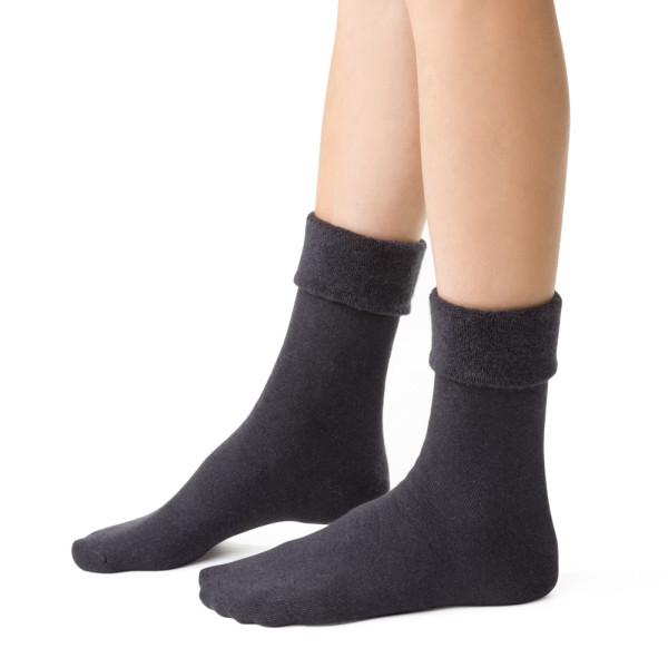 Skarpetki frotte melanż grafit