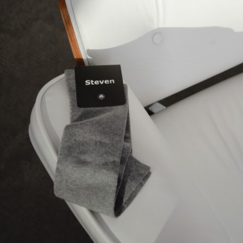 Podkolanówki bawełniane szare