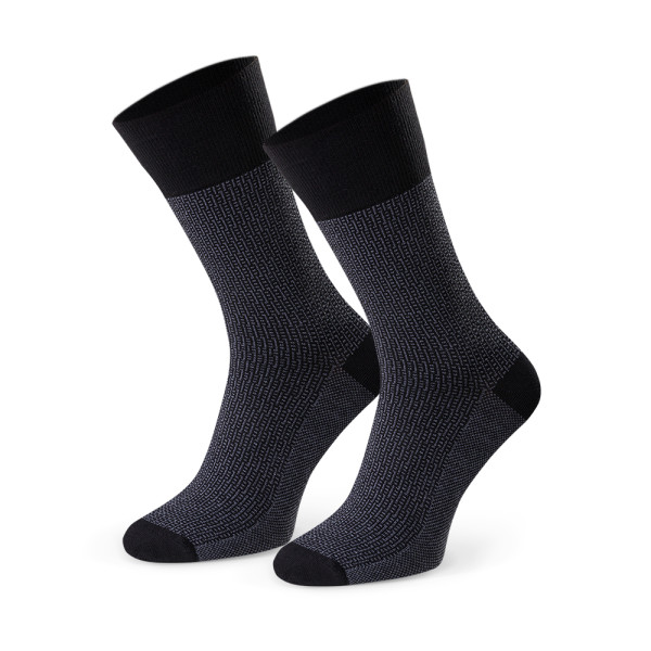 Skarpety żakardowe czarne