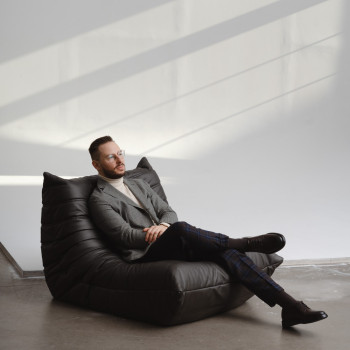 Podkolanówki z wełny merynosów brązowe