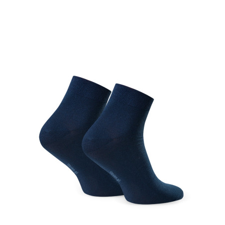 Granatowe skarpetki krótkie męskie na lato za kostkę.