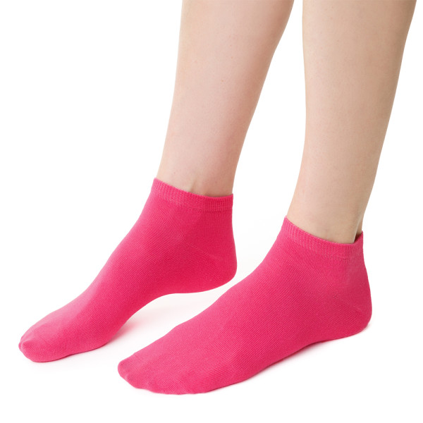 Stopki bawełniane różowe