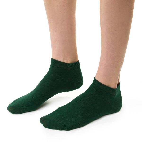 Stopki bawełniane ciemnozielone